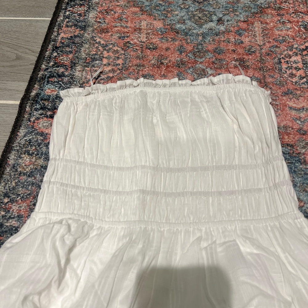 Strapless White Dress - Picture 2 of 3